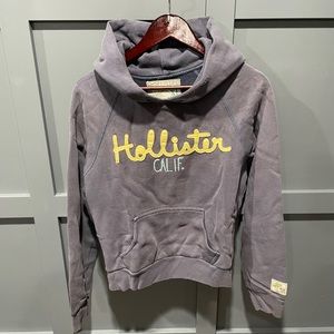 Women’s Hollister washed blue hoodie